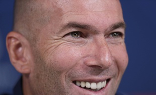Zinédine Zidane en conférence de presse à la veille de Real Madrid-PSG, le 25 novembre 2019.
