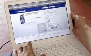 Page d'accueil du site Facebook.