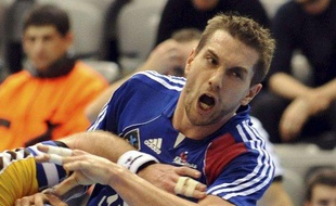 Le handballeur français Guillaume Gille, lors du match France - Australie, le 19 janvier 2009, en Croatie.