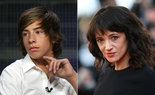 Jimmy Bennett et Asia Argento (montage).