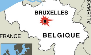 Une fusillade a éclaté devant le Musée Juif de Belgique, à Bruxelles, le 24 mai 2014.