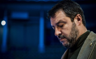 Le chef de la Ligue, parti d’extrême droite italien, Matteo Salvini.