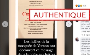 La lettre reproduite sur les réseaux sociaux est authentique
