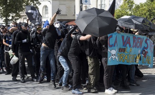 Gilets jaunes: Manifestation à Nantes