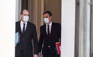 Jean Castex et Olivier Veran le 03/03/2021.