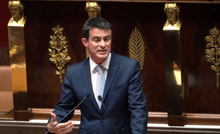 Le Premier ministre Manuel Valls défend la prolongation de l'état d'urgence devant les députés le 19 juillet 2016.