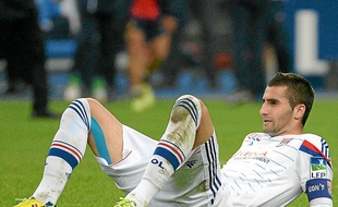 À l'instar de tout l'effectif lyonnais, Maxime Gonalons était abattu jeudi.