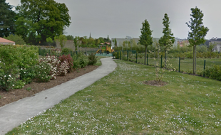 Le parc où s'est déroulé l'agression.
