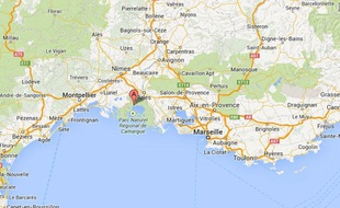 Googlemap de Méjanes.