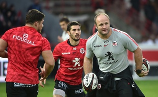 William Servat, l'entraîneur des avants du Stade Toulousain, le 2 décembre 2018 au stade Ernest-Wallon.