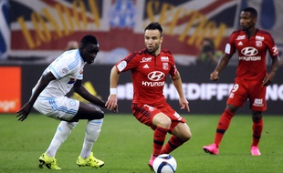 Mathieu Valbuena (au centre), le 20 septembre 2015, à Marseille.