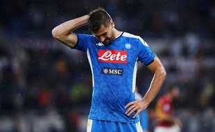 L'attaquant de Naples Fernando Llorente, ici lors de la défaite contre l'AS Rome, le 2 novembre 2019.
