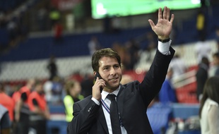 Le coordinateur sportif du PSG, Maxwell, le 12 août 2018 au Parc des Princes.