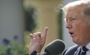 Donald Trump le 16 octobre 2017 à la Maison-Blanche.