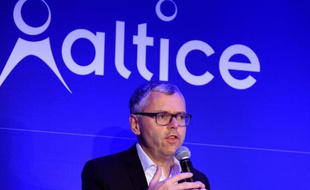 Michel Combes, patron de l'opérateur télécom SFR, le 22 mars 2016 à Paris