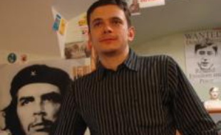 Ilia Yachine, leader du mouvement de jeunes de Yabloko, parti d'opposition en Russie.