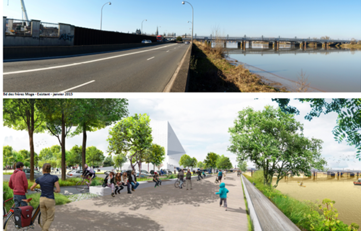 Les Chantiers En Direct Epea Euratlantique Bordeaux Bordeaux : Euratlantique promet de prolonger les quais jusqu'au futur pont  Simone-Veil