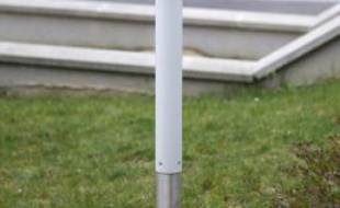 Une balise de mesure de la radioactivité de l'IRSN.