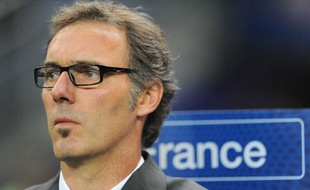 Laurent Blanc, le sélectionneur de l'équipe de France, le 7 octobre 2011, au Stade de France, contre l'Albanie.