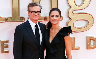 L'acteur Colin Firth et sa femme Livia Giuggioli