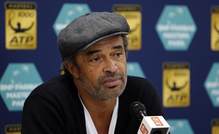 Le capitaine de l'équipe de France de Coupe Davis Yannick Noah.