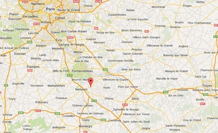 Google map de Nonville en Seine-et-Marne