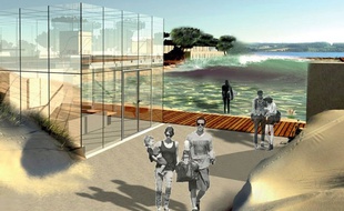 Visuel du projet de surf park à Bordeaux
