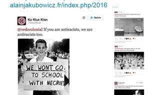 La Licra a publié des faux tweets du Ku Klux Klan.