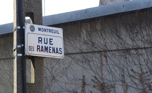 Rue des Ramenas à Montreuil, fief du clan Hornec.