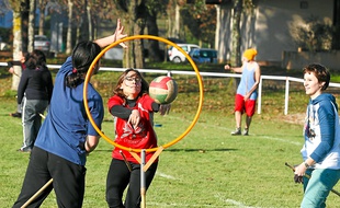 Une équipe de quidditch compte sept joueurs évoluant à quatre postes.