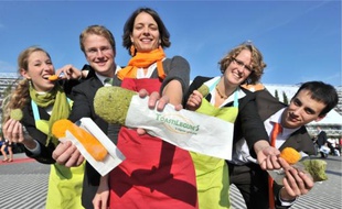 Caroline Becque, Simon Aimé, Alexia Veuge, Florence Casarin et Jonathan Mahaut ont fini troisièmes des Trophélia Europe 2010.