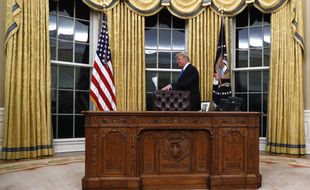 Donald Trump dans le bureau ovale