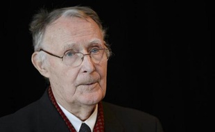 Le fondateur d'Ikea, Ingvar Kamprad, le 3 décembre 2012 à l'Institut fédéral suisse de technologie à Lausanne