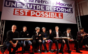 Plusieurs responsables de gauche étaient réunis à Saint-Denis contre la réforme des retraites.