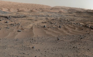 Panorama martien photographié par Curiosity.