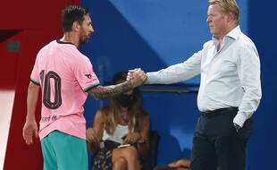 Messi avec Koeman