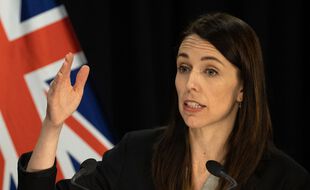 Jacinda Ardern, première ministre néozélandaise, le 12 août 2020.