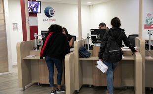 Une agence Pôle emploi à Paris (image d'illustration).