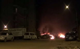L'hôtel Splendid à Ouagadougou, au Burkina Faso, a été attaqué par des djihadistes le 15 janvier 2016.
