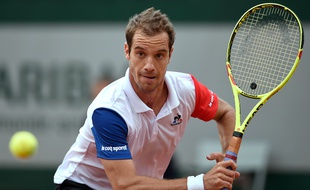 Le Français Richard Gasquet, le 23 mai 2016, à Roland-Garros.