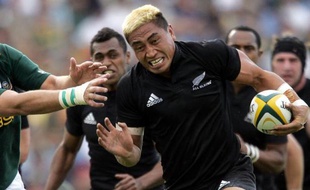 L'ancien All Black Jerry Collins le 2 septembre 2006 à Rustenburg