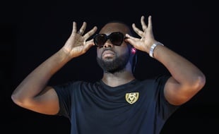 Gims au Stade de France le 28 septembre 2019.