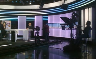 Photo d'illustration. Un plateau de la RTBF.