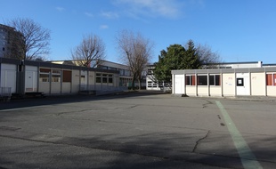 Beaucoup d'élèves ne sont pas venus au lycée Joliot-Curie de Nanterre (92), ce jeudi 7 avril.