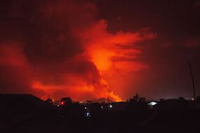 Le volcan Nyiragongo est entré en éruption.