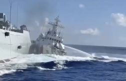 Deux navires chinois se percutent en poursuivant un bateau des Philippines