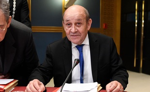 Jean-Yves Le Drian, ministre des Affaires étrangères, le 16 janvier 2019 au Sénat.