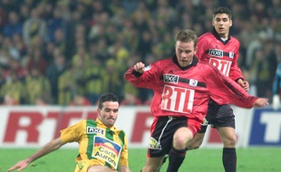 Le 19 mars 2000, Savinaud face au Rennais Bigné... et les nantais l'emportèrent ce soir-là 2-1 après prolongation en 1/4 de finale de la Coupe de France.