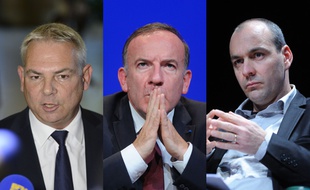 Thierry Lepaon (CGT), Pierre Gattaz (Medef) et Laurent Berger (CFDT).