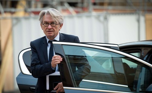 Jean-Claude Mailly dans la cour de l'Elysée, le 17 octobre 2017.